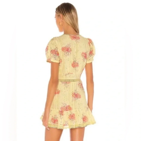 Loveshackfancy Bea Dress in Mellow Yellow sz 10 - Picture 2 of 6